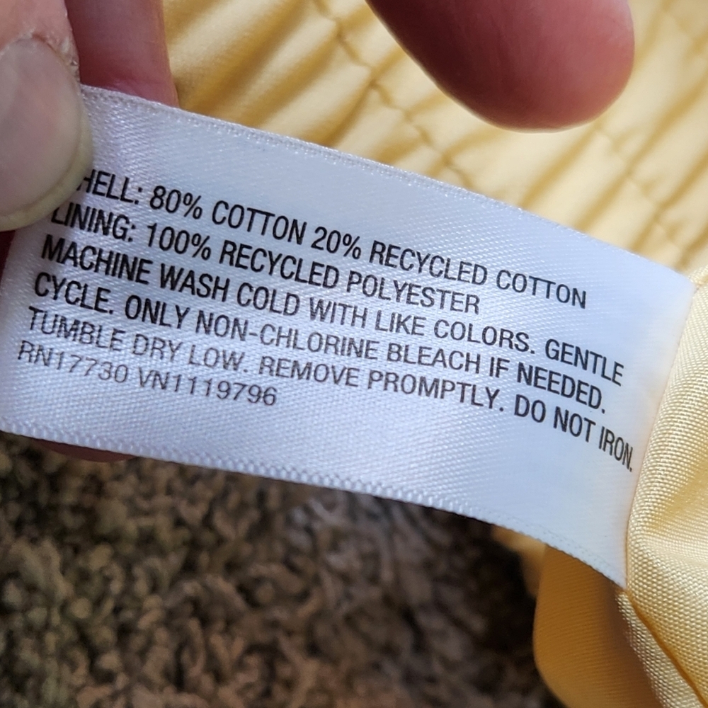 Universal Thread Yellow Cargo Bomber Jacket XXL - Picture 8 of 16